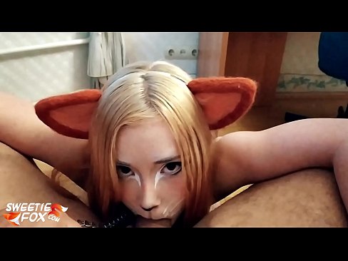 ❤️ Kitsune svelge pikk og cum i munnen ❌ Hard porno hos oss